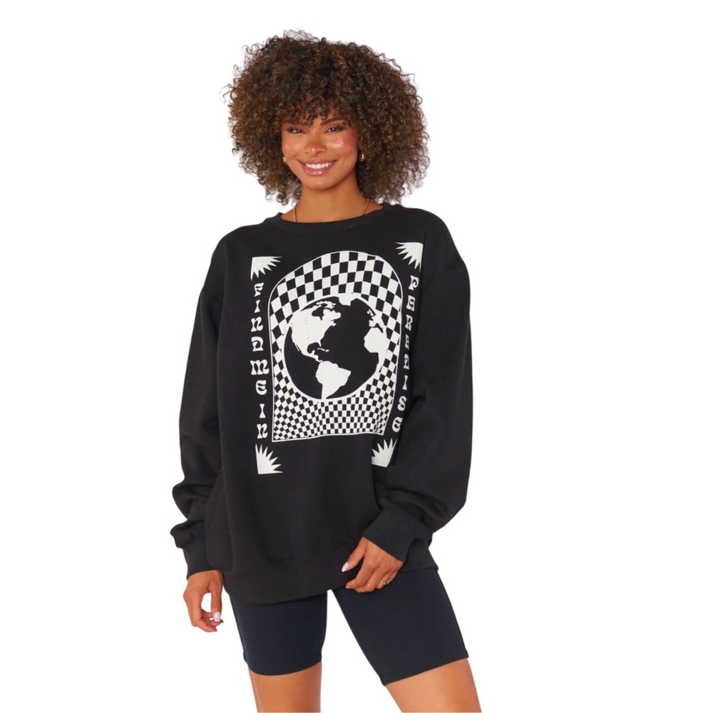 NWT Show Me Your MuMu Stanley Paradise Sweatshirt Black Size Small $119